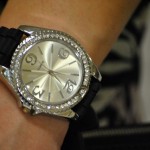 Reloj con correa de goma de Natura