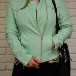 Biker de polipiel de Miss-Ticc